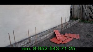 Стягиваем гараж из газосиликата. Стяжка домов Семилуки, Воронежская область.