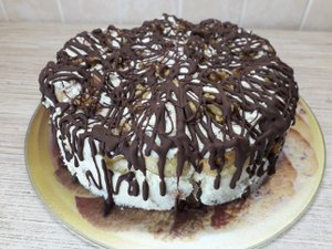 Торт из профитролей