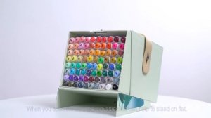 Профессиональные маркеры для скетчинга на спиртовой основе Arrtx. Набор двухсторонних маркеров 80.