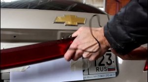 Chevrolet Epica Шевроле Эпика Замена камеры заднего хода