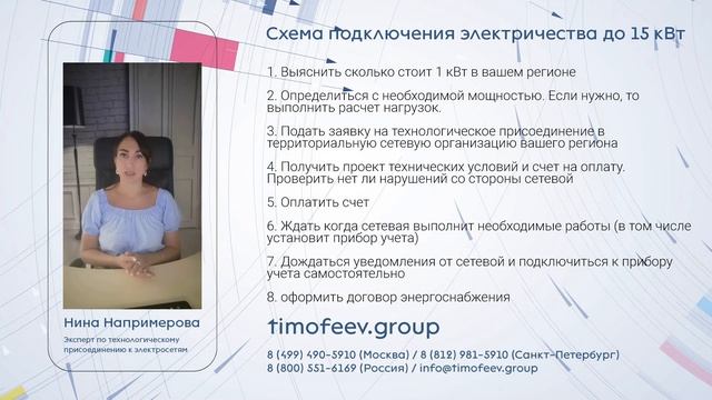 Схема подключения электричества. 15 кВт в 2022/2023 году.