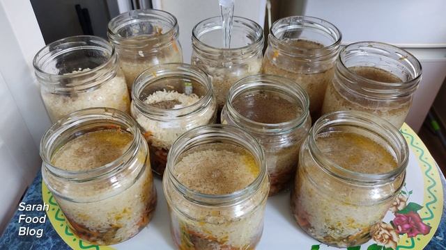 Знакомая узбечка научила меня так вкусно готовить! Зимой вкуснее, чем летом! УЗБЕКСКИЙ ПЛОВ в банке