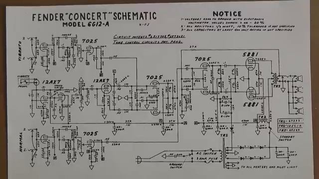 1962 Fender 6G12-A Concert Amp Head......Part 1 of 2 смотреть онлайн
