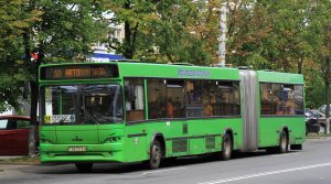 Автобус Могилёва МАЗ 105.465 АВ 7212-6 Маршрут 24 Школа №13 - Каштановая (Строммашина - Полит.кол.)