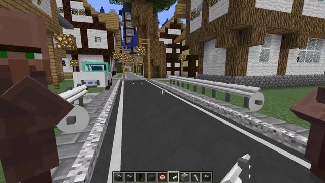 Minecraft REALISTIC ROAD MOD  BUILD YOUR OWN ROAD SYSTEM AND DRIVE CARS!! Minecraft