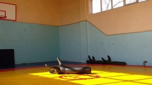 Работа с борцовским манекеном .ДОНГАРОН КЛУБ "АРС"
