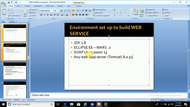 SOAP Web Services Lesson 15 | Environment Set Up for building Web Services смотреть онлайн
