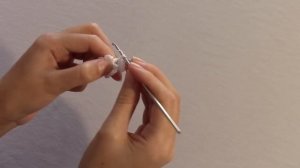 Цветок крючком для начинающих