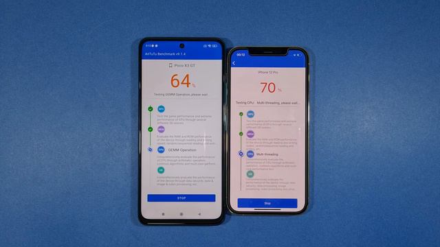 Xiaomi Poco X3 GT vs Iphone 12 Pro Antutu Benchmark Test смотреть онлайн