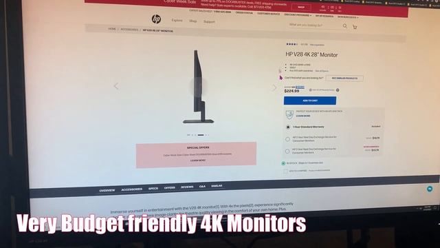 HP V28 4K MONITOR REVIEW смотреть онлайн