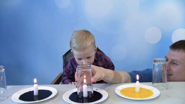 Детский эксперимент с водой, свечей и ОГНЕМ) Опыты с водой для детей в домашних условиях смотреть онлайн