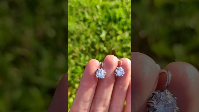 Серебряные серьги