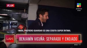 Benjamín Vicuña en LAM "Prefiero no hablar" 1/9/2022 #lam