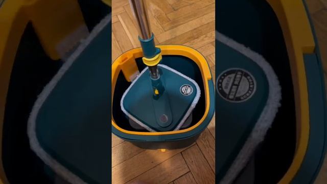 Швабра с отжимом и ведром Super Mop lite 360° смотреть онлайн