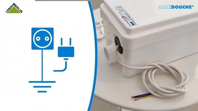 Перенос душевой кабины и умывальника с насосом SFA SANIDOUCHE смотреть онлайн