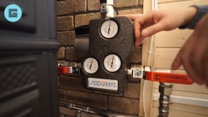 Твердотопливная котельная с буферной емкостью и Laddomat