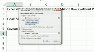 Excel Magic Trick 1158: Get Millions of Rows of Data into PivotTable without PowerPivot, Excel 2013