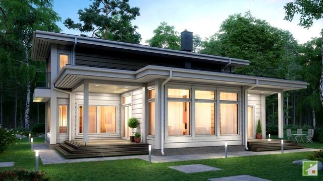 Красивые проекты домов с большими окнами + где узнать их цены смотреть онлайн