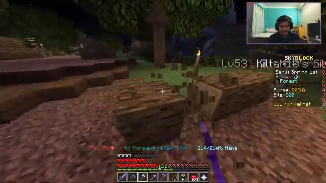 Minecraft Hypixel Skyblock with KiltaN (Facecam)|| Nepal ?? || смотреть онлайн