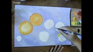 Рисуем георгины. Уроки художника Зинаиды Голубевой.