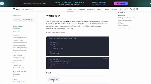 Learn Vue before React