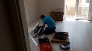 Купили кондиционер в квартиру. Анталия, Турция.