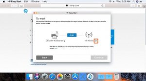 Установка принтера HP с использованием беспроводного подключения и HP Easy Start в macOS