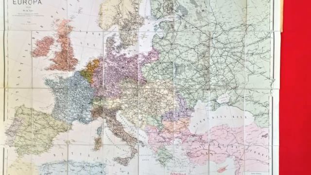 Старая карта Европы