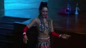 восточный танец змеями Oriental dance with snakes