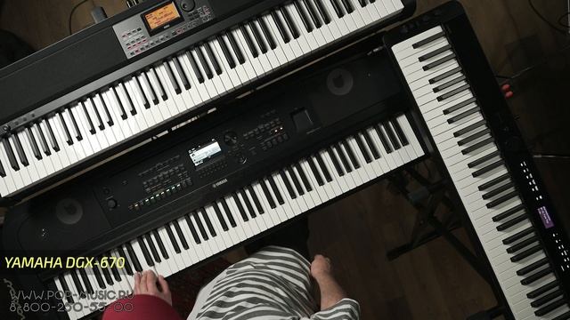 Цифровые пианино с автоаккомпанементом, сравниваем KORG XE20, YAMAHA DGX-670, CASIO PX-S3000