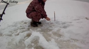 Зимняя рыбалка в оттепель.