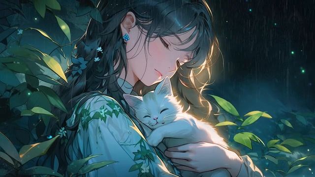 Relaxing Sleep Music + Rain Sounds - Stop Overthinking, Relax, Sleep, Spa & Meditation Music смотреть онлайн