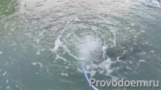 Мембранный компрессор для пруда с H распылителем (тест)