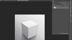 Как наложить легко текстуру на кубик в Photoshop?
