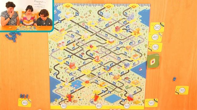 Движ - настольная игра-ходилка, про время, скорость и расстояние. Игровая математика школьникам