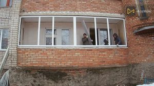 Монтаж лоджии 6 метров Вологда  "Окна ВСК35"