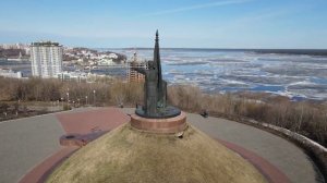 Весна в городе ЧЕБОКСАРЫ! ЧЕБОКСАРЫ с высоты птичьего полета.
