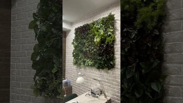 Вертикальное озеленение стен. Переходи по ссылке,чтобы узнать больше https://t.me/legrem12 #интерье