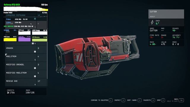 Starfield | RTX 4070 | 1440p, High settings смотреть онлайн