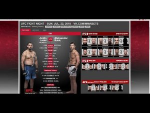 Прогноз и аналитика от MMABets UFC FN 134: Таха-Наримани, Ледет-Ракич. Выпуск №104. Часть 2/6