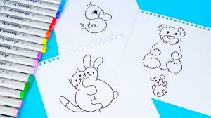 Как нарисовать легкие и простые рисунки на поделки самоделки