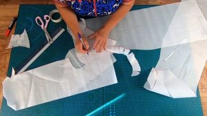 Нарядное платье из велюра с кружевом.  Моделирование раскрой и первая примерка.mp4