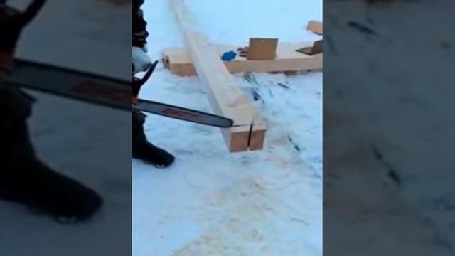 Соединения бруса