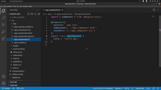 App root folder files in detail with app-routing and module смотреть онлайн