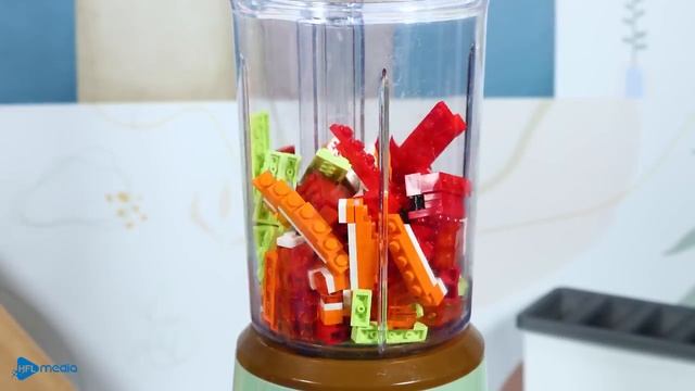 LEGO Ice Cream Challenge! Tropical Fruit Sundae Recipe | Lego Cooking Food Challenge ASMR