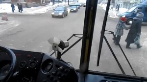 Профессионал за рулём на автобусе марки ЛиАЗ-5256.00(84)