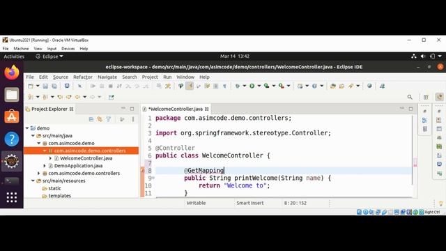 Adding A Controller To Spring Boot Application смотреть онлайн