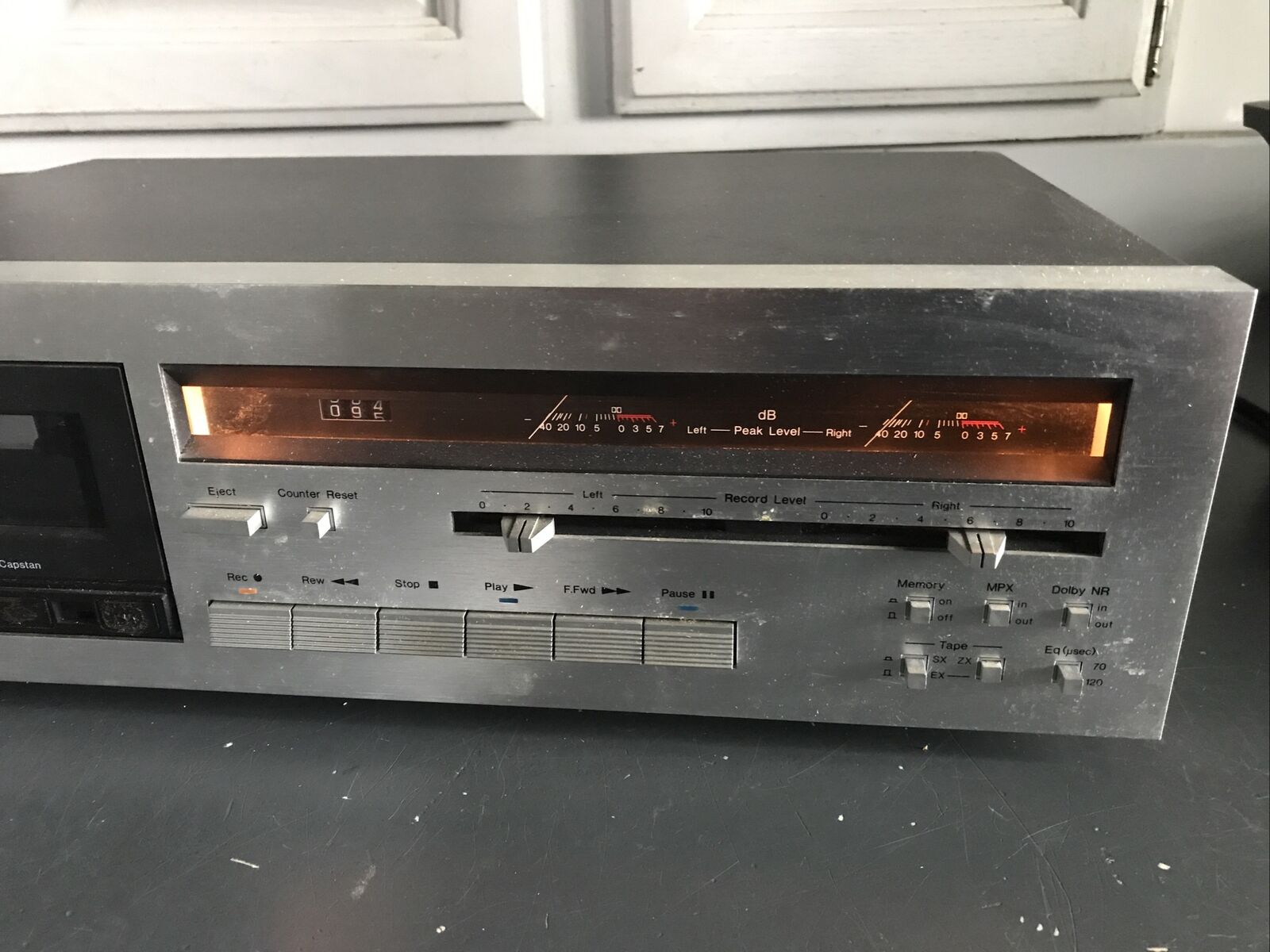 Vintage 1979 ГОДА - Nakamichi 480 Two Head Stereo Cassette Deck Black -ЯПОНИЯ.