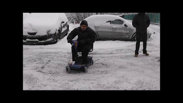 Возможности не дорогого скутерёнка. Скутеры для инвалидов. Mobility scooter. смотреть онлайн