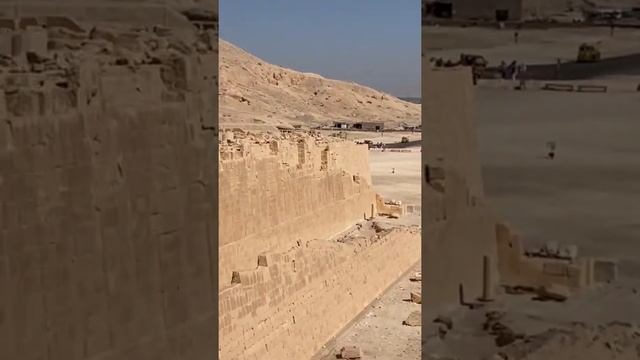 Egypt. Luxor. Развалины храма женщины - фараона Хатшепсут.